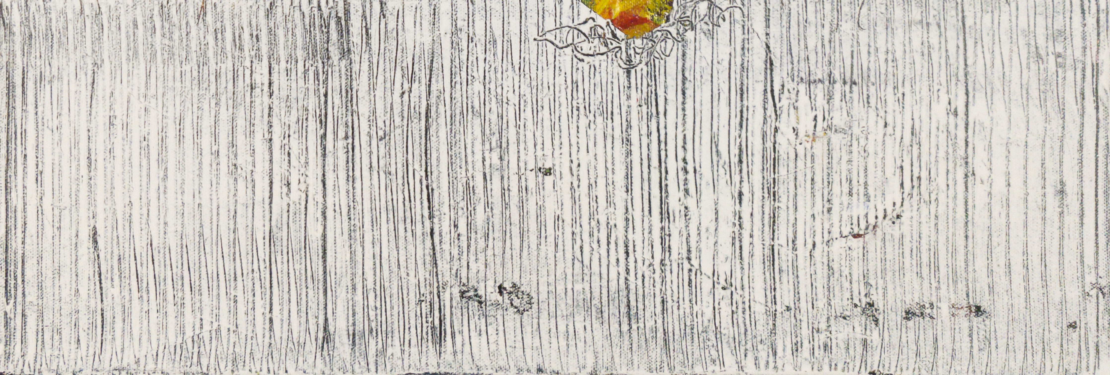 Detalle de una obra de la serie Semillas de Antonio Camba