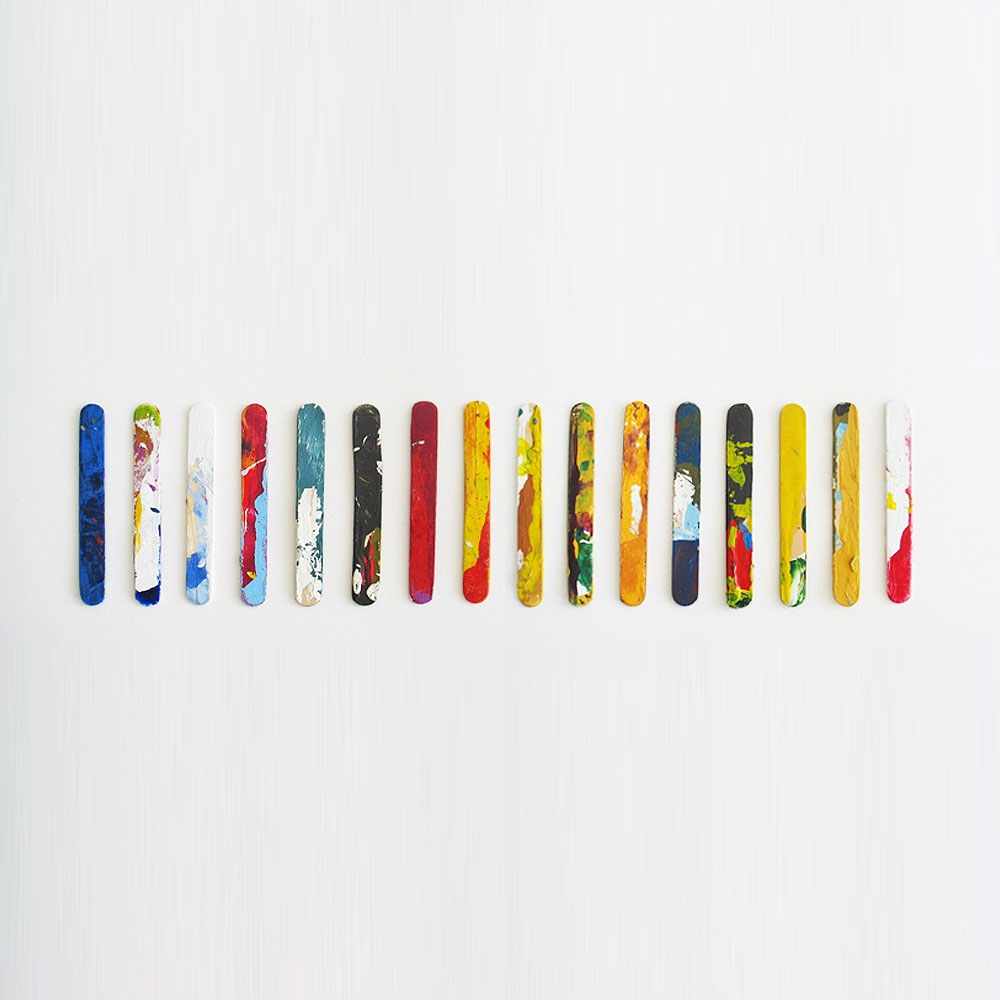 ANTONIO CAMBA · CÓDIGO PINTURA 2 — Mixta sobre madera · 2007—actual · Medidas variables