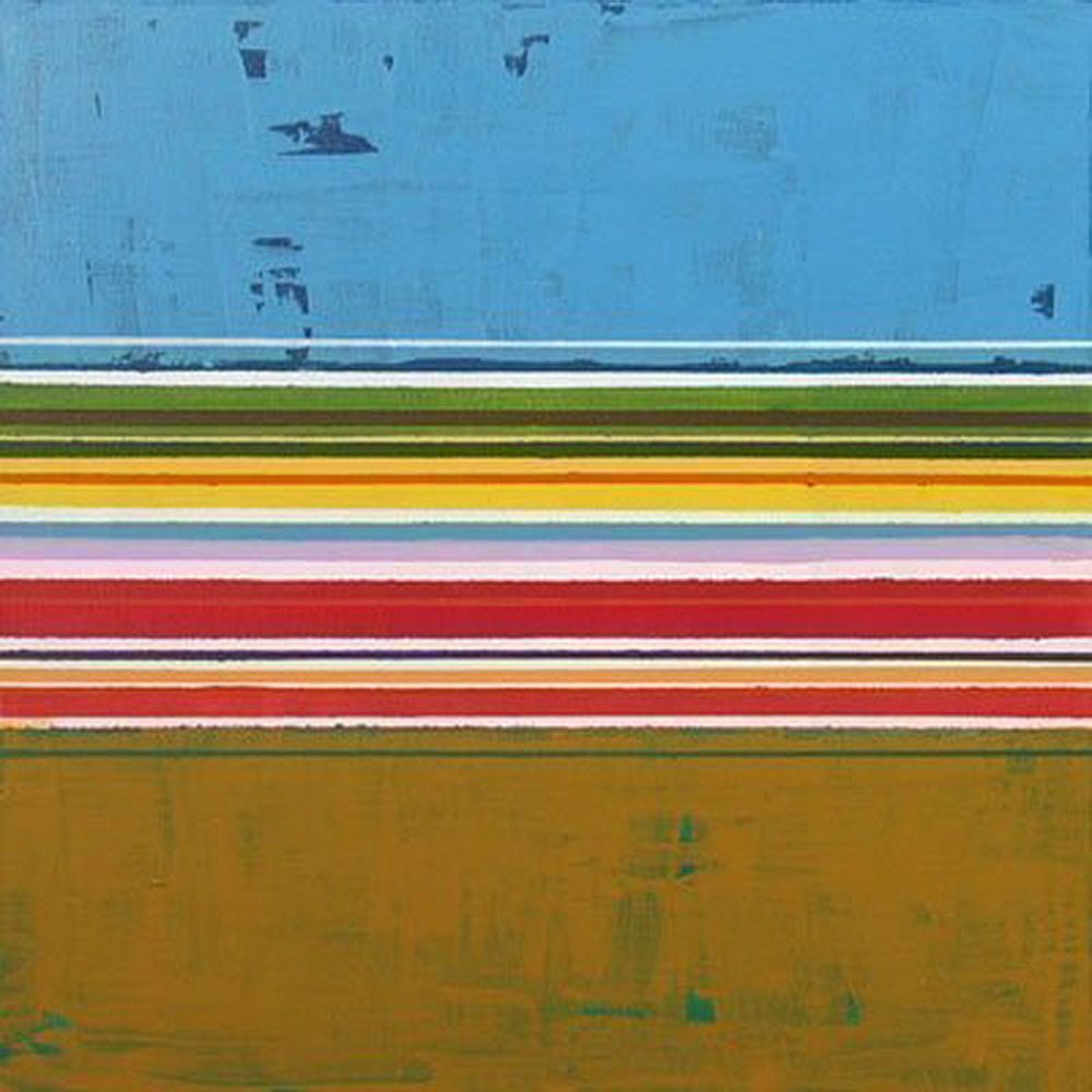 ANTONIO CAMBA · FRONTERAS 4 — Acrílico sobre lienzo · 50×50 cm · 2009