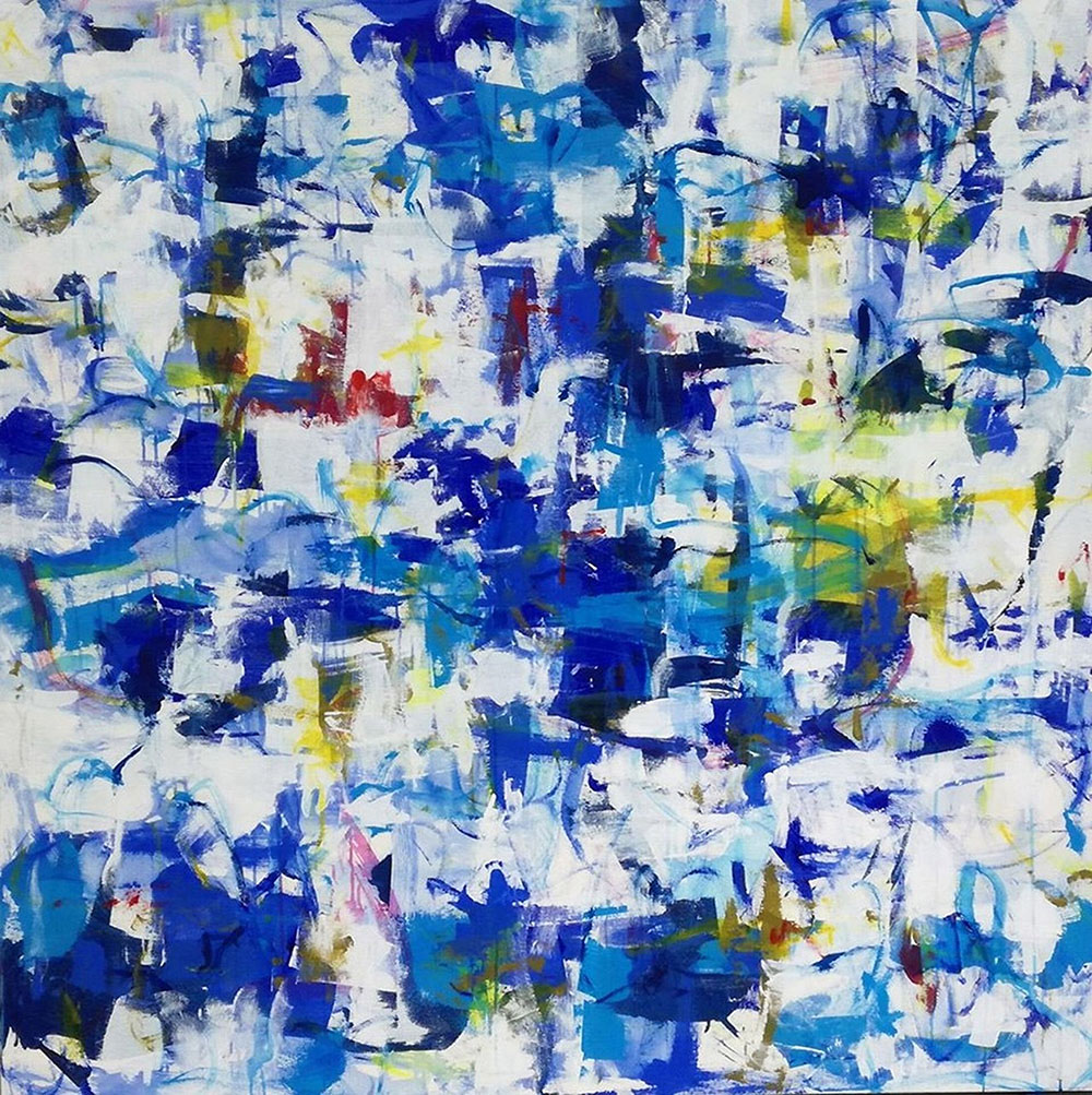 ANTONIO CAMBA · INTRO 11 — Acrílico sobre lienzo · 150x150 cm · 2019
