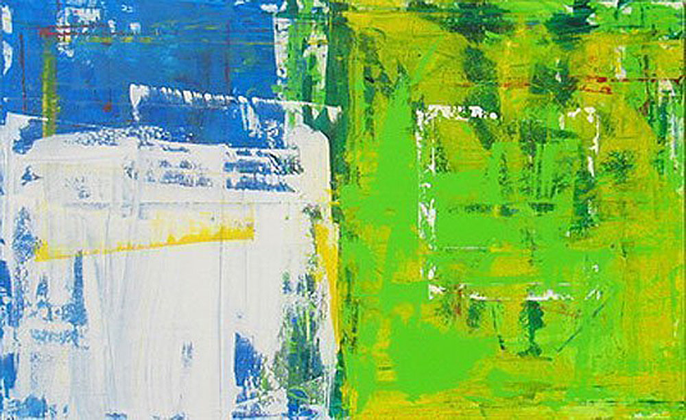 ANTONIO CAMBA · INTRO 3 — Acrílico sobre lienzo · 160x80 cm · 2018