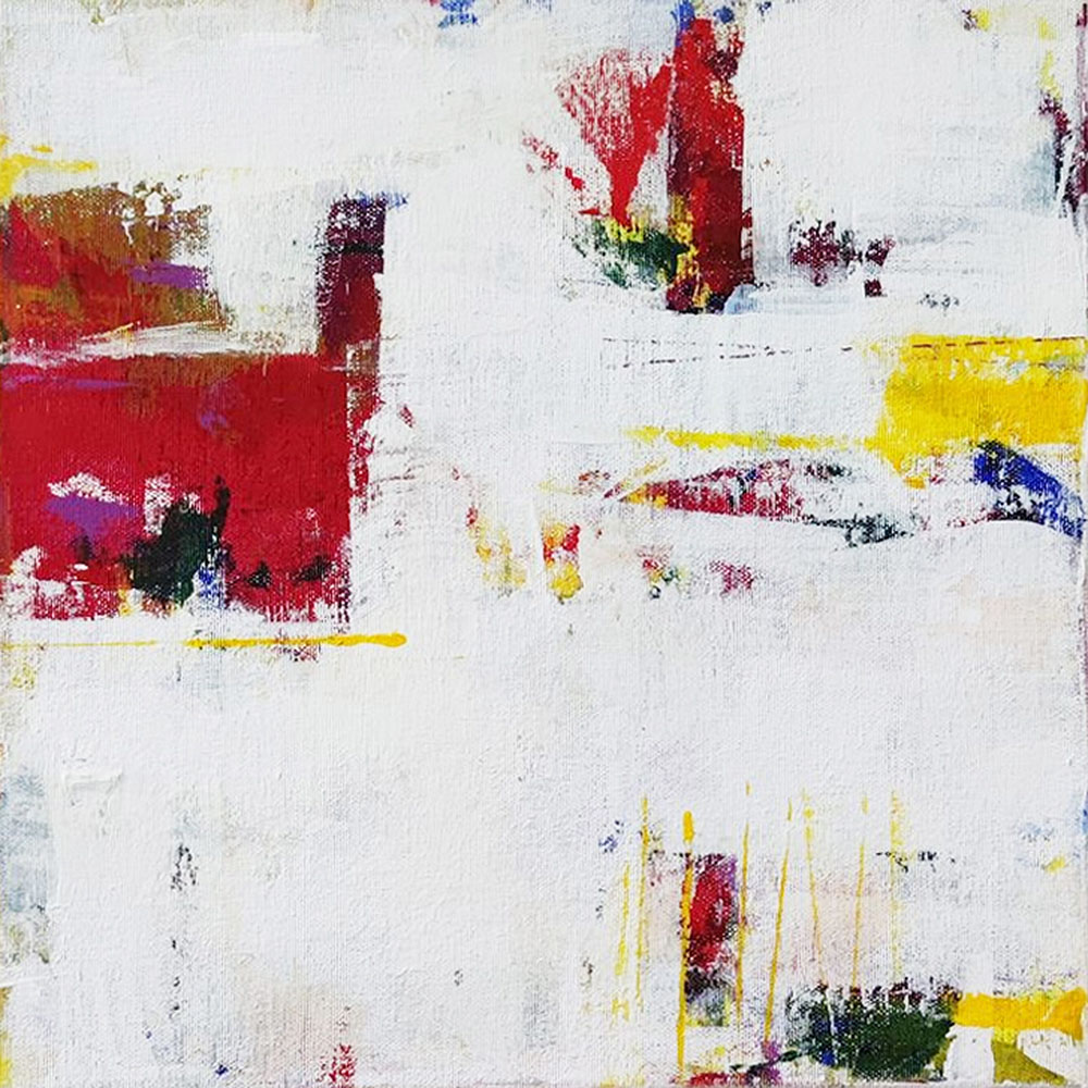 ANTONIO CAMBA · INTRO 9 — Acrílico sobre lienzo · 30x30 cm · 2018