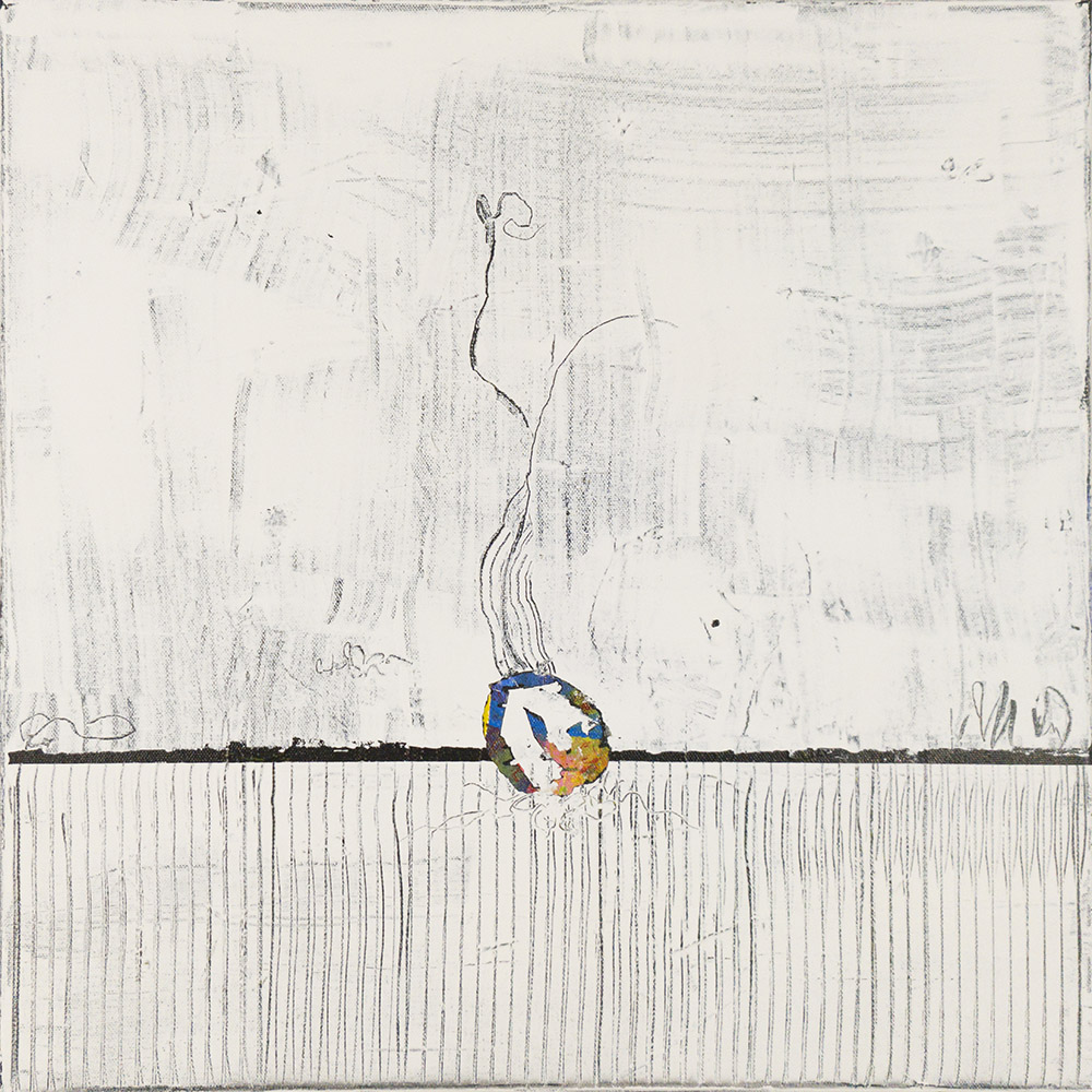 ANTONIO CAMBA · SEMILLAS 3 — Acrílico sobre lienzo · 50x50cm · 2026